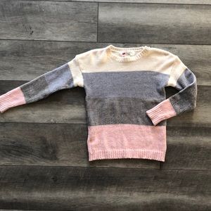 Poof girl color block sweater!